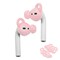 Insten 3 Pairs Ear Hooks Tips Compatible with AirPods 1 & 2 Earbuds, Anti-Lost EarHooks EarTips Accessories, Comfortable Soft Silicone Covers, with Storage Box (Not Fit in Charging Case) Pink